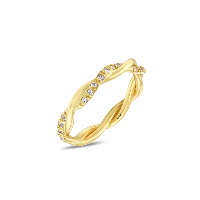 14 Ayar Sarı Altın Alyans