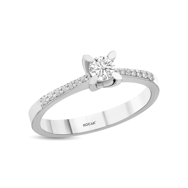 0.33 Karat Tektaş Pırlanta Yüzük