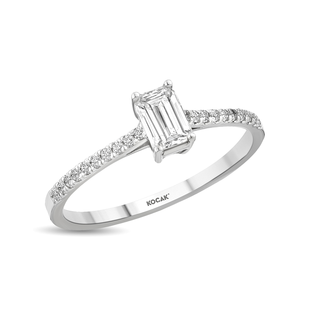 0.56 Karat Tektaş Pırlanta Yüzük