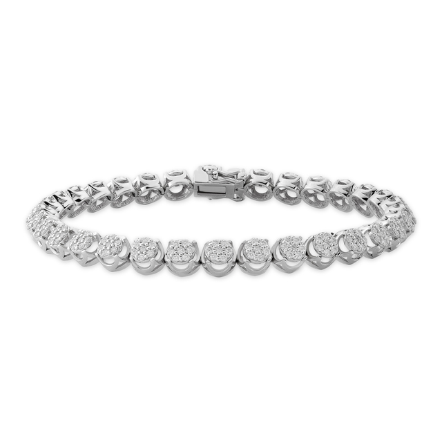 2.10 Karat Pırlanta Su Yolu Bileklik