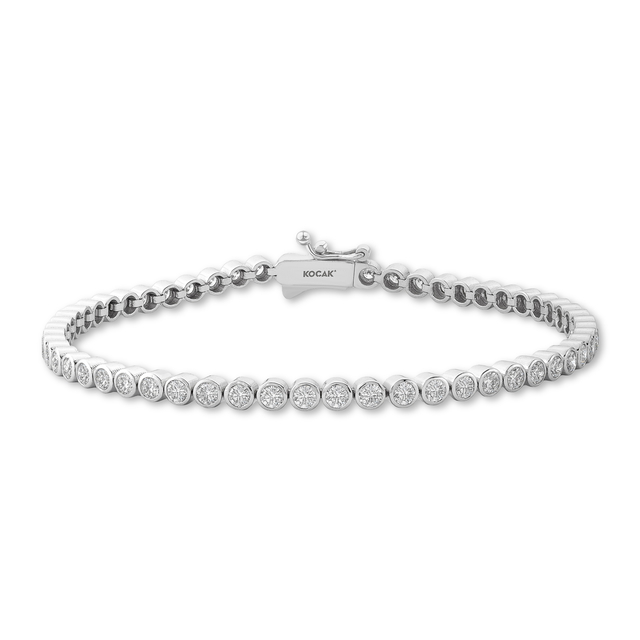 3.31 Karat Pırlanta Su Yolu Bileklik