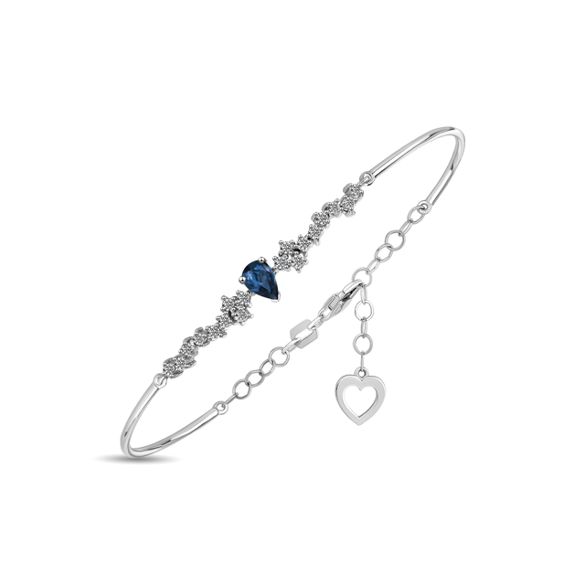 0.71 Karat Safir Pırlanta Bileklik