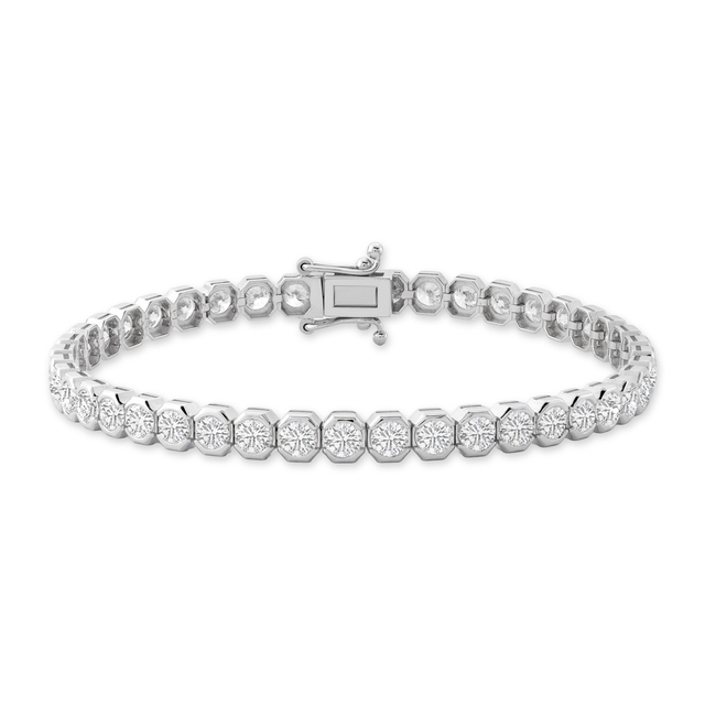 8.16 Karat Baget Pırlanta Bileklik