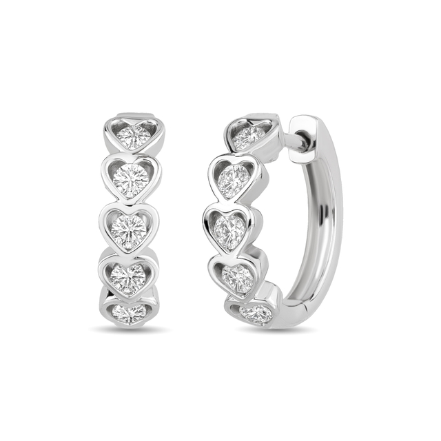 0.48 Karat Pırlanta Tasarım Küpe