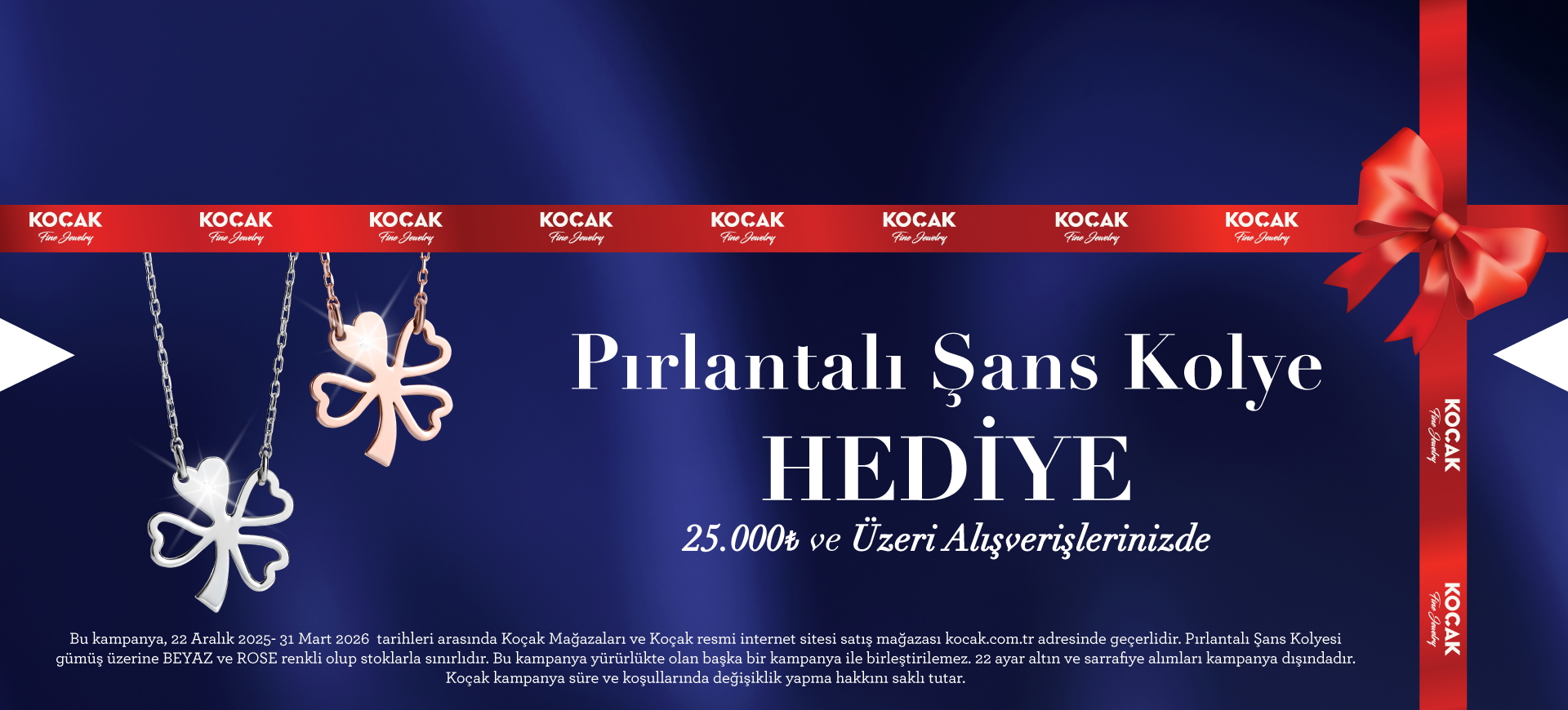 Pırlantalı Şans Kolyesi Hediye	w