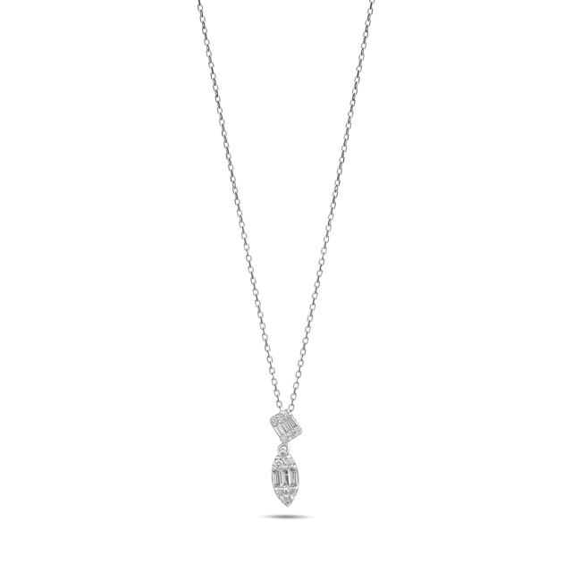 0.12 Karat FG SI Tasarım Pırlanta Kolye