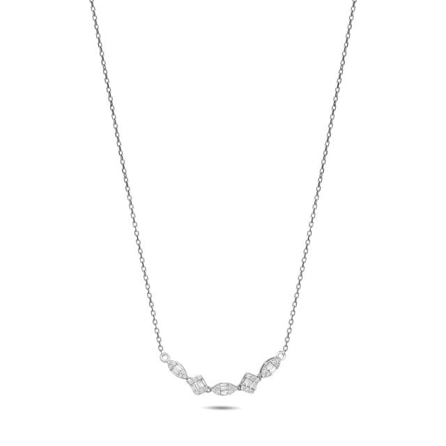 0.21 Karat FG SI Tasarım Pırlanta Kolye