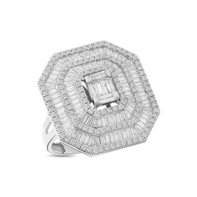 2.35 Karat Baget Pırlanta Yüzük