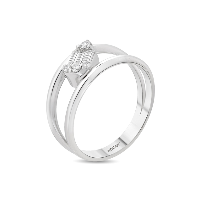 0.25 Karat Baget Pırlanta Yüzük