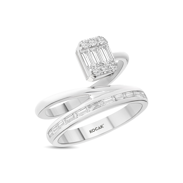 0.62 Karat Tasarım Pırlanta Yüzük