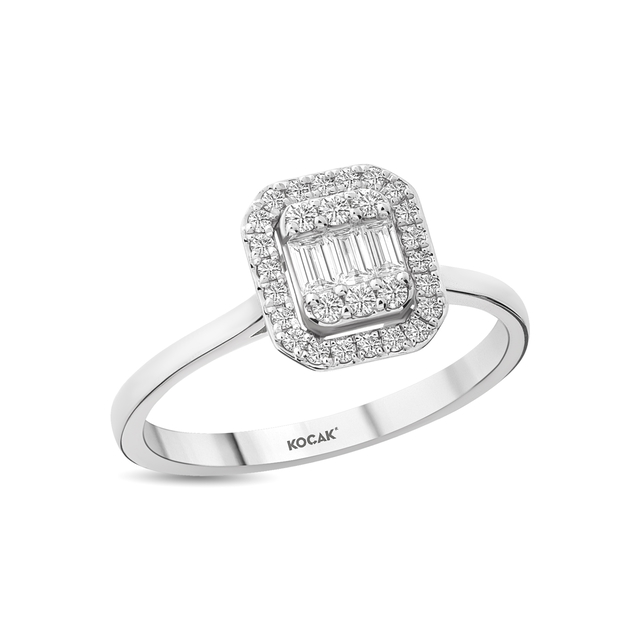 0.26 Karat Baget Pırlanta Yüzük