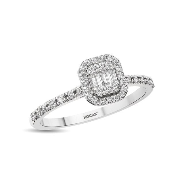 0.29 Karat Baget Pırlanta Yüzük