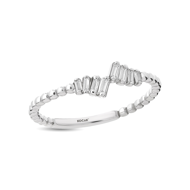 0.12 Karat Baget Pırlanta Yüzük