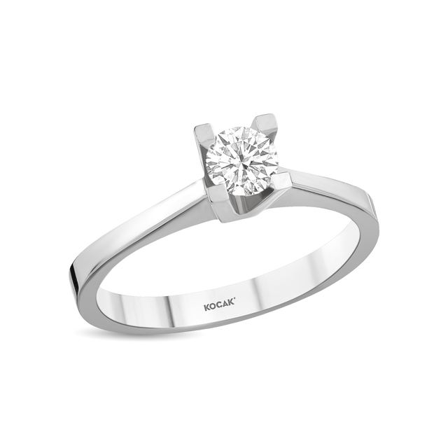 0.18 Karat GH SI Tektaş Pırlanta Yüzük