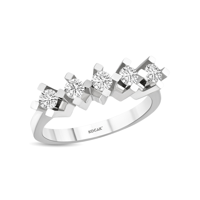 1.19 Karat FG SI Pırlanta Beştaş Yüzük