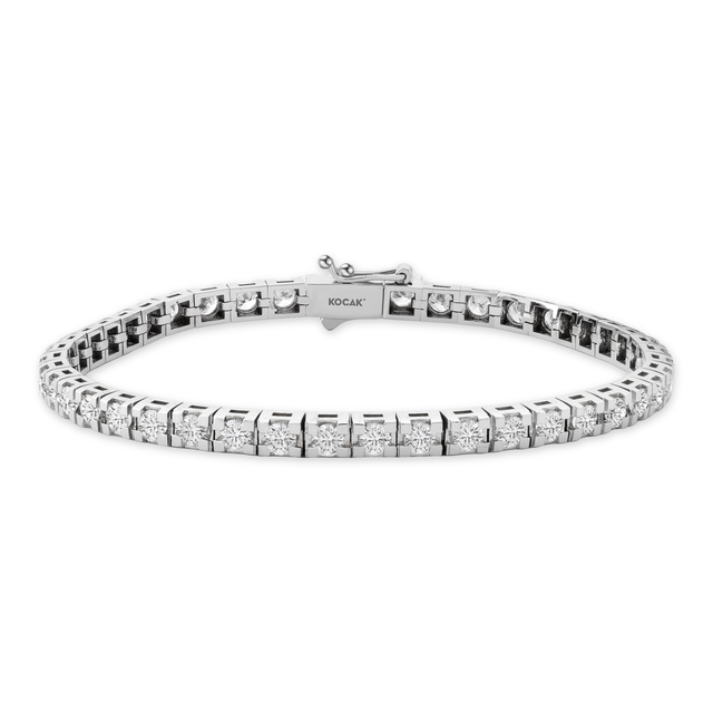 3.50 Karat Su Yolu Pırlanta Bileklik