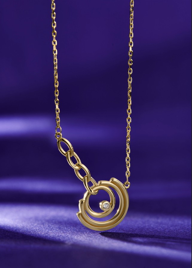 14 Ayar Golden Center Altın Kolye