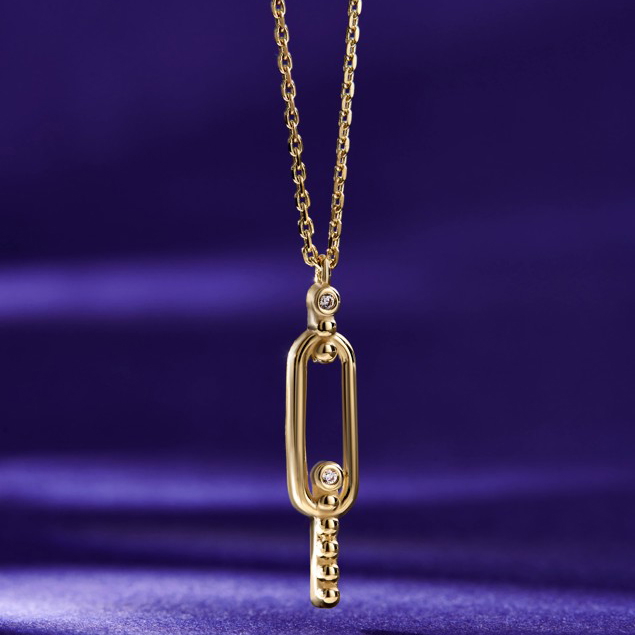 14 Ayar Golden Link Altın Kolye