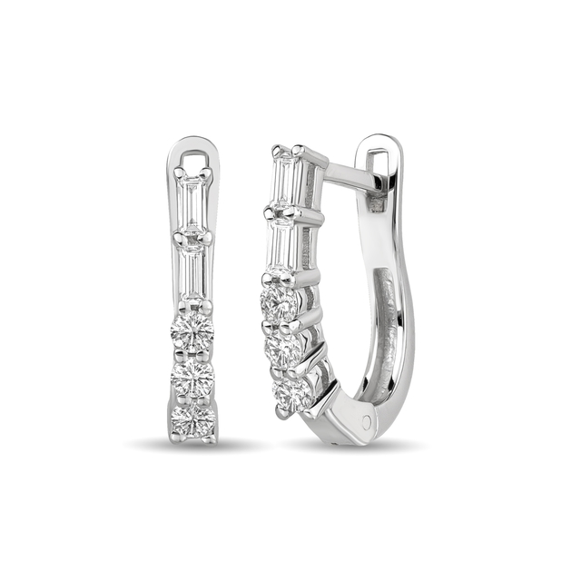 0.38 Karat Pırlanta Küpe