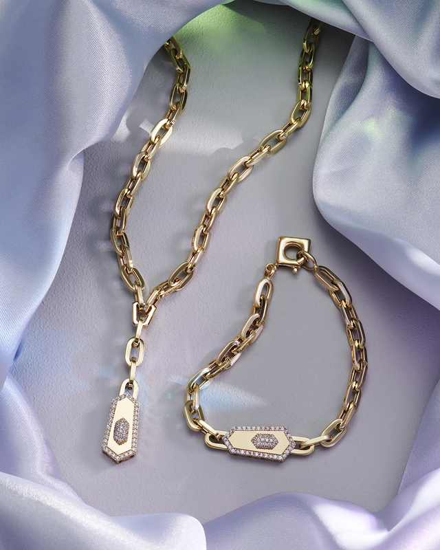 14 Ayar Bellissima Tasarım Altın Kolye