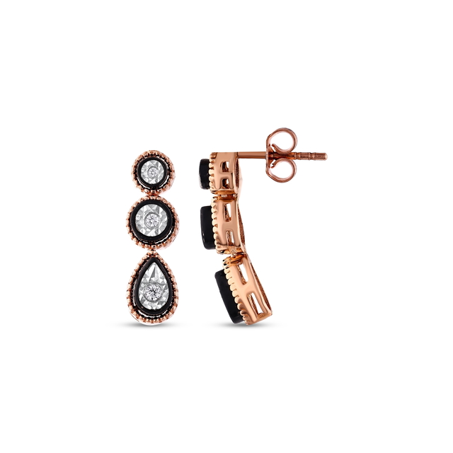 0.04 Karat Elmas Küpe