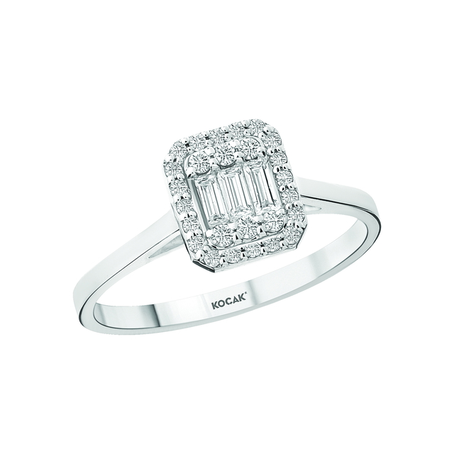 0.23 Karat Baget Pırlanta Yüzük