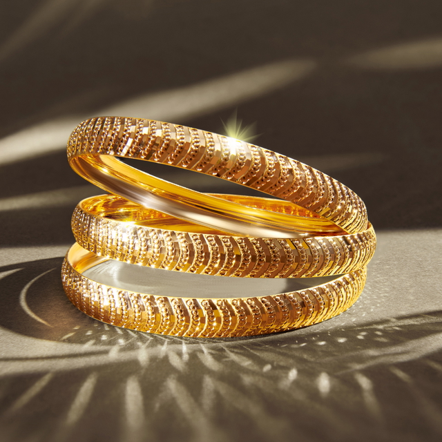 22 Ayar 10 Gr Işıltılı Altın Bilezik